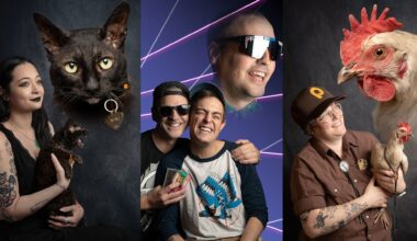 These two pro Canadian photographers take "high-quality bad photos" – without turning to AI. The response to their 1980s kitsch portraits been overwhelming