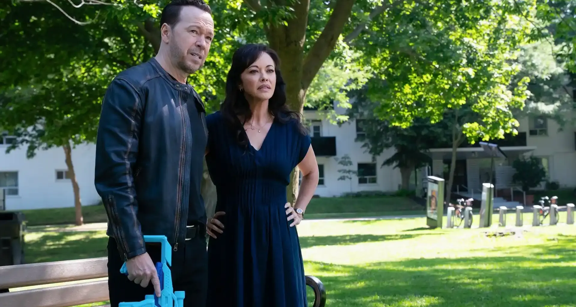 Donnie Wahlberg and Marisa Ramirez in Boston Blue Season 2