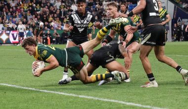 Rugby League World Cup: Kiwis winger Jamayne Isaako holds hands up for Australia defeat