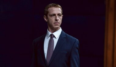 Mark Zuckerberg (Jeremy Strong) in Columbia Pictures’ The Social Reckoning