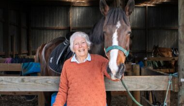 Blind at 91, why Lady June Carter has returned to Riding for the Disabled