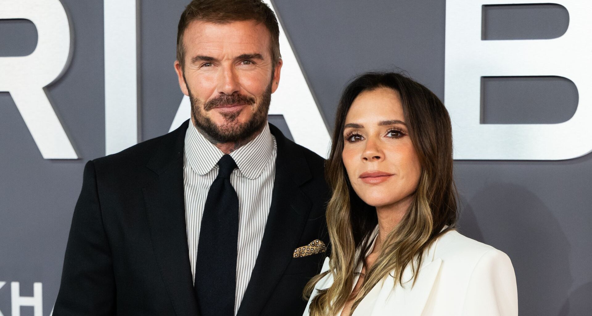 David and Victoria Beckham at the Curzon Mayfair on October 08, 2025
