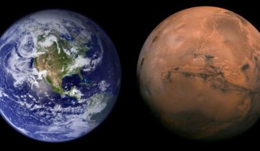 New research indicates that Earth and Mars formed through different processes, a finding that could help in the search for habitable exoplanets. Credits: NASA