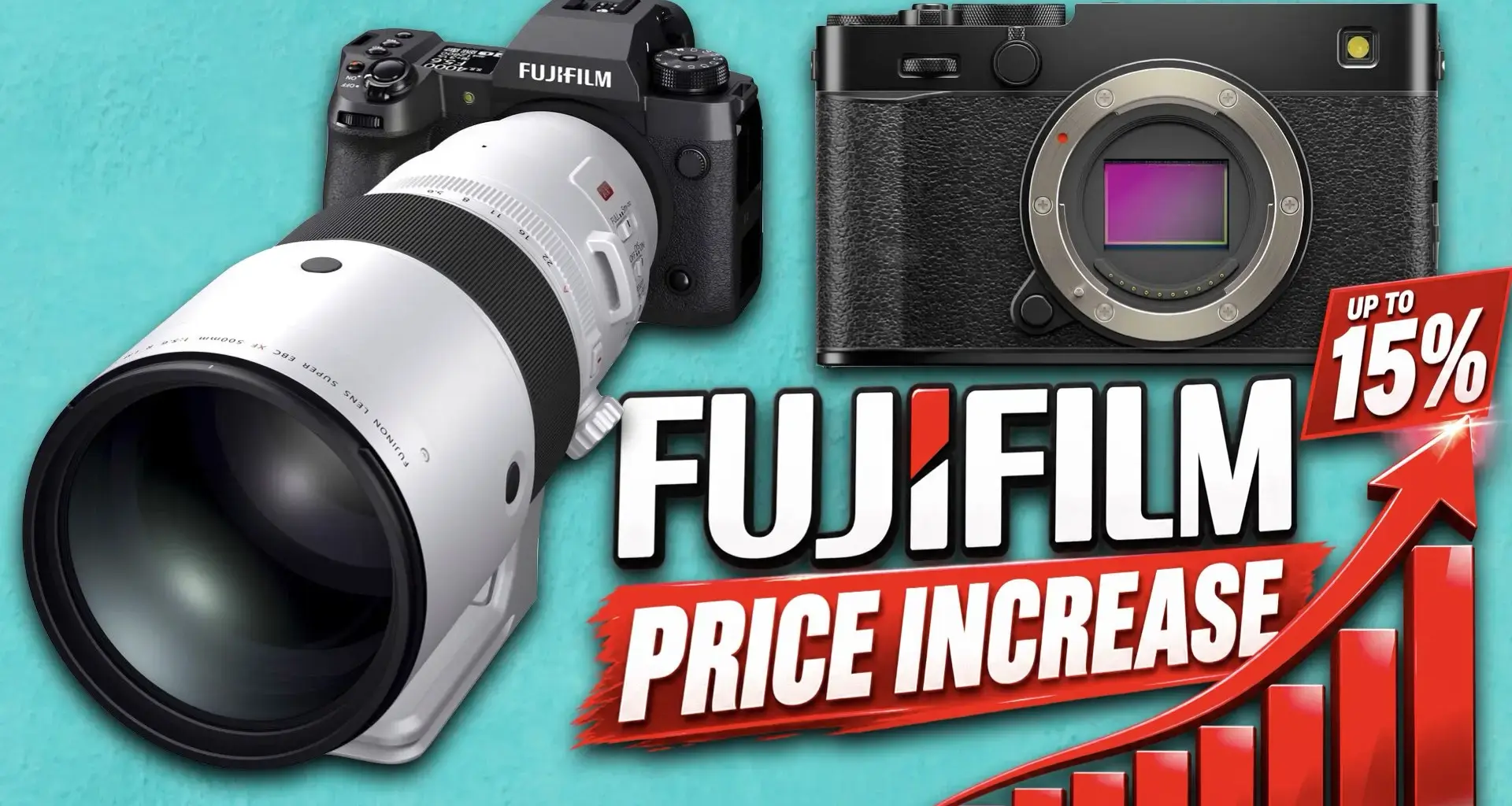 Fujifilm Raises Prices of GFX100 II, X100VI, X-E5 and More by Up to 15%