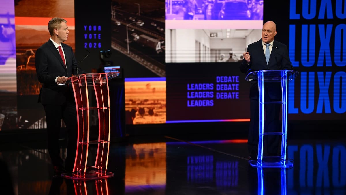 Election 2026: Behind the scenes of Christopher Luxon, Chris Hipkins leaders debate - what happened in the studio?