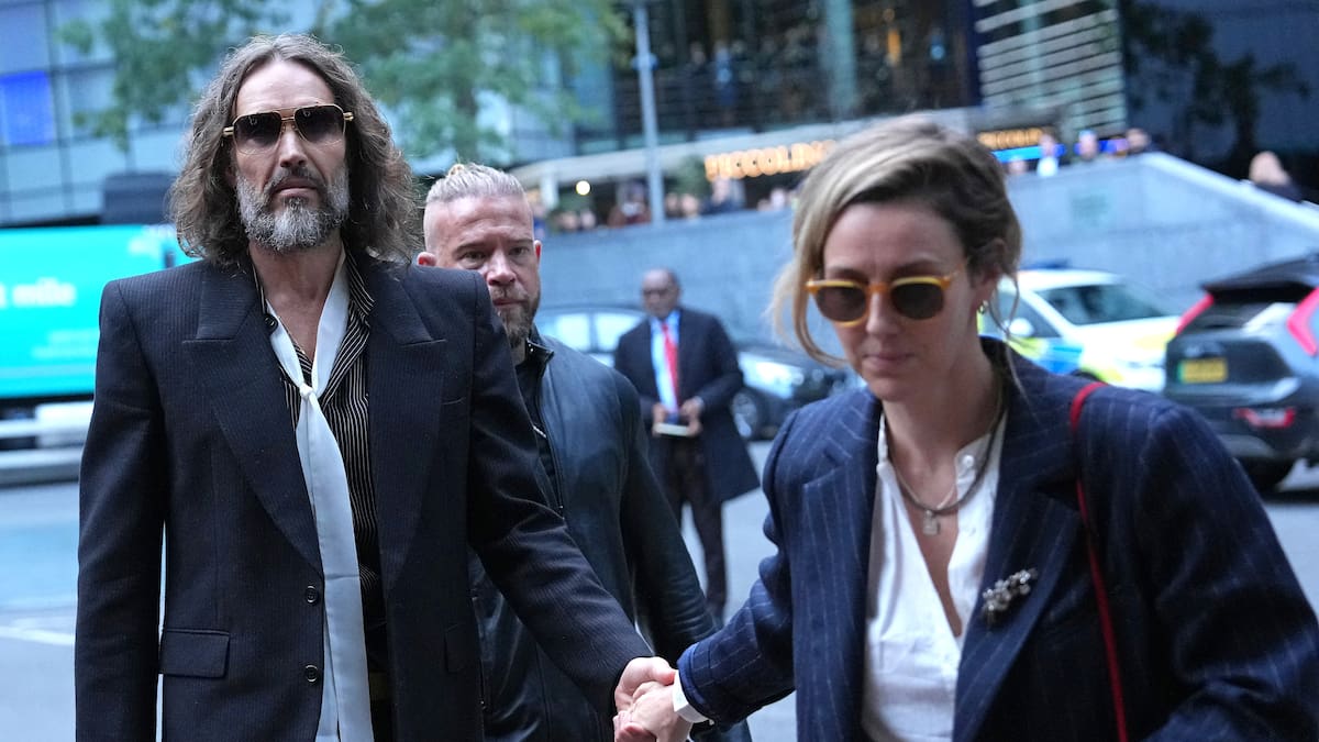 Russell Brand became ‘monster-like’ before raping me, woman tells court