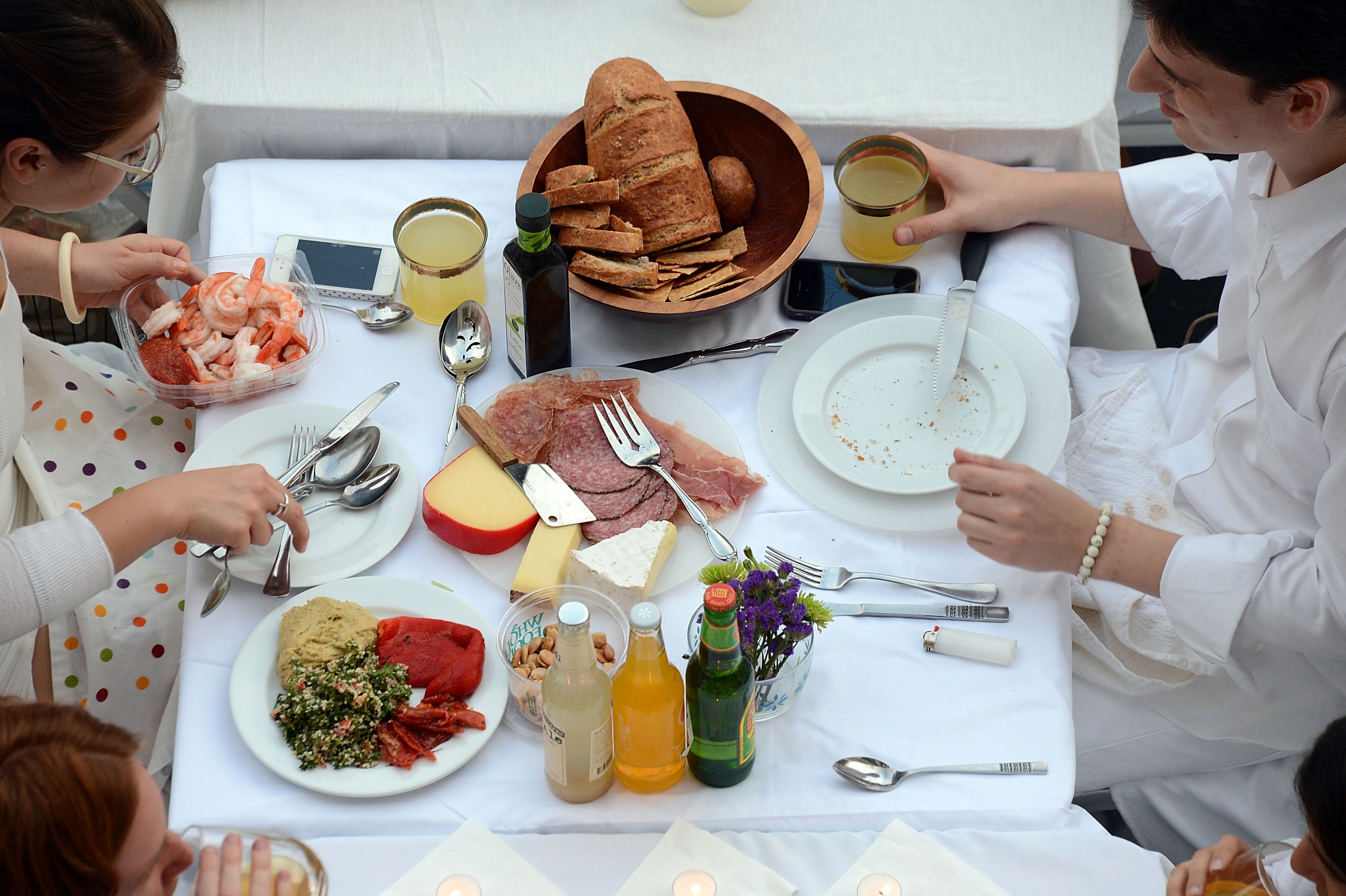 Most healthy lunches and dinners feature a protein source and some fibrous vegetables
