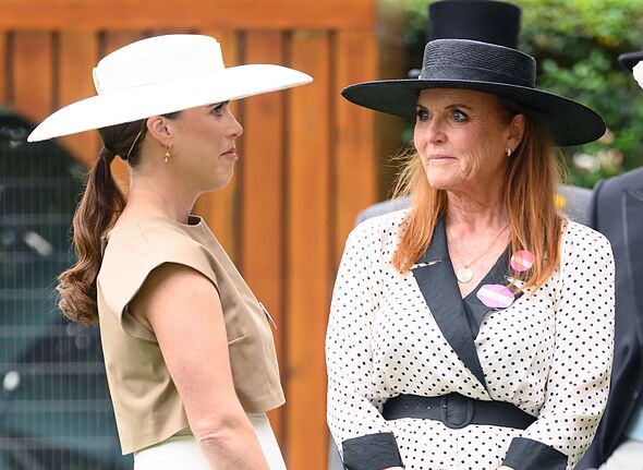 Sarah Ferguson pictured with Eugenie last year Sarah Ferguson pictured with Eugenie last year