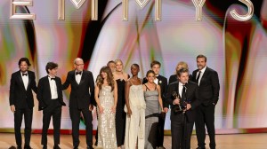 LOS ANGELES, CALIFORNIA - SEPTEMBER 14: Steven Conrad accepts the Outstanding Limited or Anthology Series Award for "DTF St. Louis" onstage during the 78th Primetime Emmy Awards at Peacock Theater on September 14, 2026 in Los Angeles, California. (Photo by Kevin Winter/Getty Images)