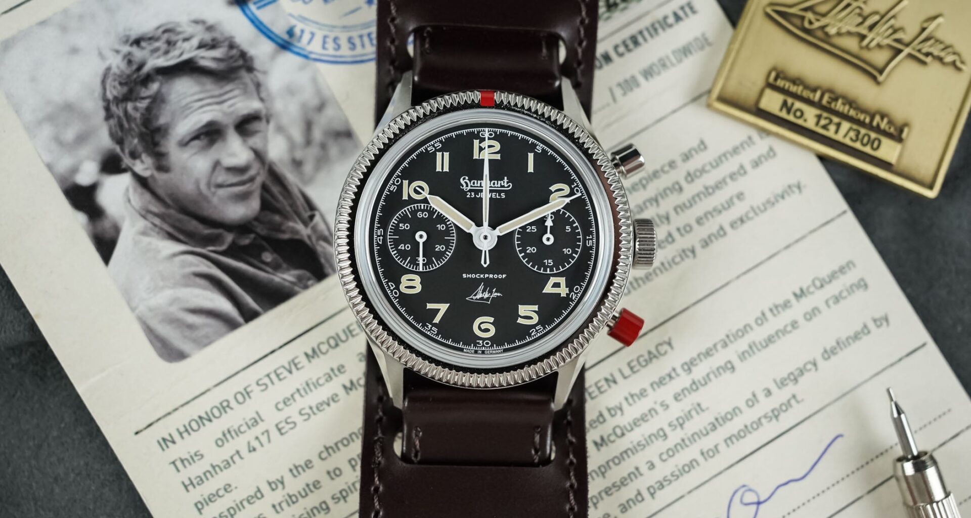 First Look: Hanhart Officially Puts Steve McQueen's Name on the 417 ES