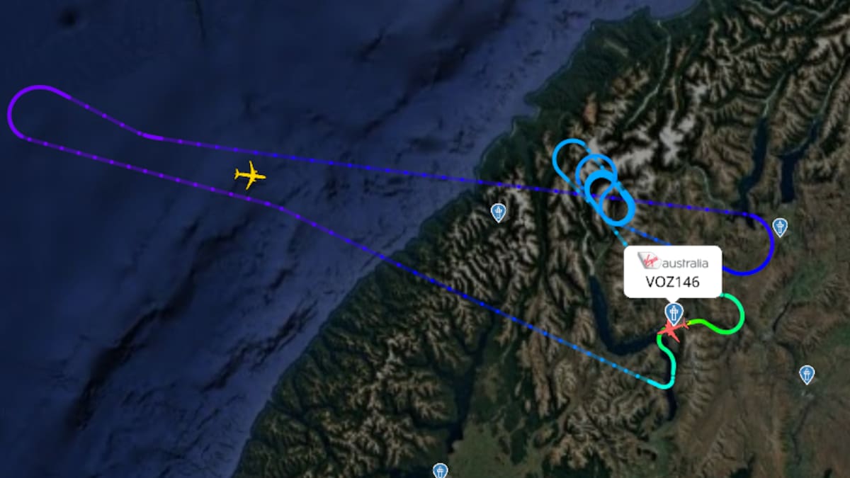Virgin Australia flight VA146 turns back to Queenstown after technical issue