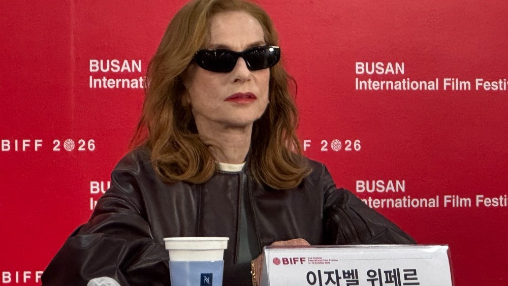 Isabelle Huppert Says AI Hasn't Replaced Her Yet at Busan