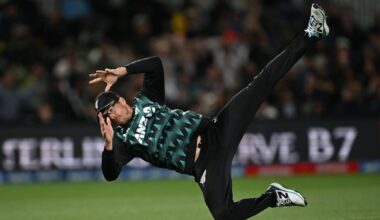 Black Caps v India result: Captain Mitchell Santner suffers injury worry as New Zealand beaten in opening Twenty20