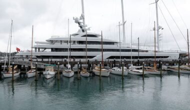 Superyacht Zen spotted in Auckland, linked to Chinese billionaires Jack Ma and Wu Guangming