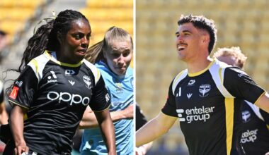 Wellington Phoenix men start A-League campaign with a bang, women’s team fall in grand-final rematch