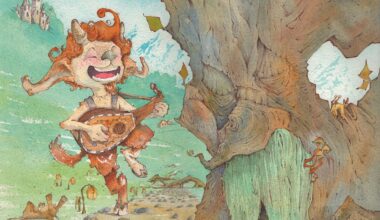 This artist uses pencils and watercolours to capture whimsical fantasies inspired by the magic and wonder he found in books and nature as a child