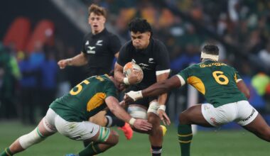 All Blacks coach Dave Rennie says Springboks will play tests in Auckland and Christchurch in 2027