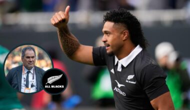 Dave Rennie's 'definite' verdict on Leicester Fainga’anuku's position as All Blacks boss makes South Africa admission