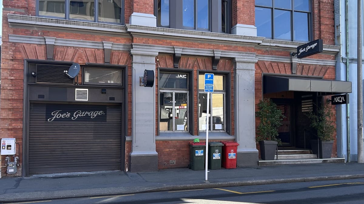 Joe’s Garage Wellington put in liquidation, Tory St cafe closed