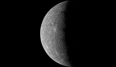 Mercury, the innermost planet in our solar system.