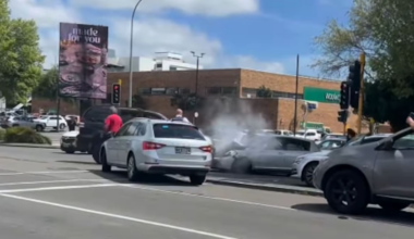 Palmerston North police chase: Youth charged after car rammed, tyres spiked