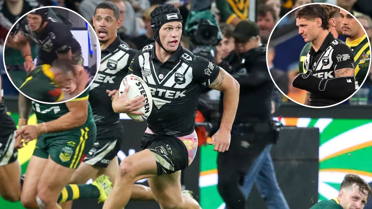 Kiwis v Kangaroos: Kalyn Ponga labelled ‘tough bugger’ after playing broken arm in defeat, set for surgery