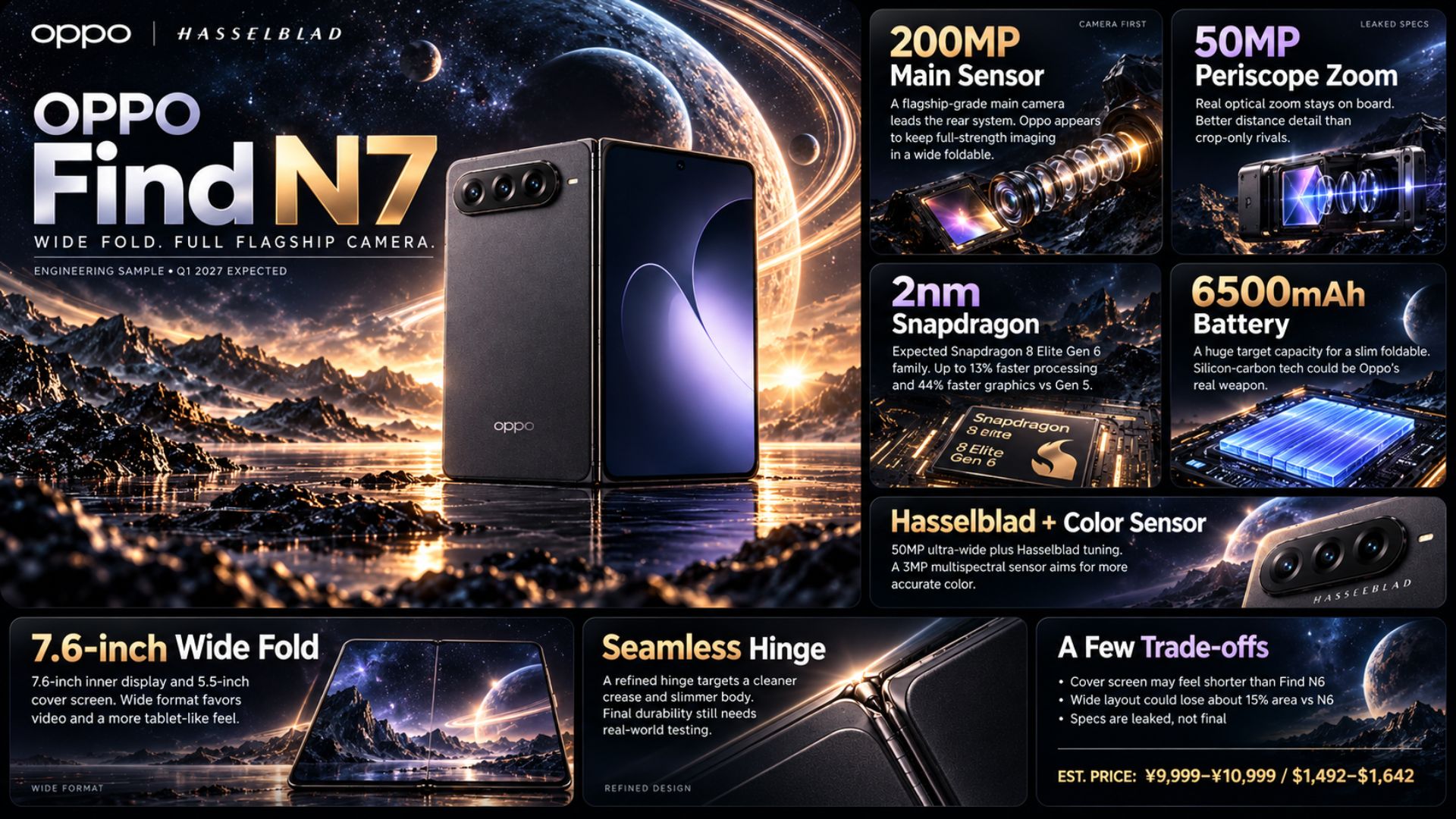 Oppo Find N7 Specs