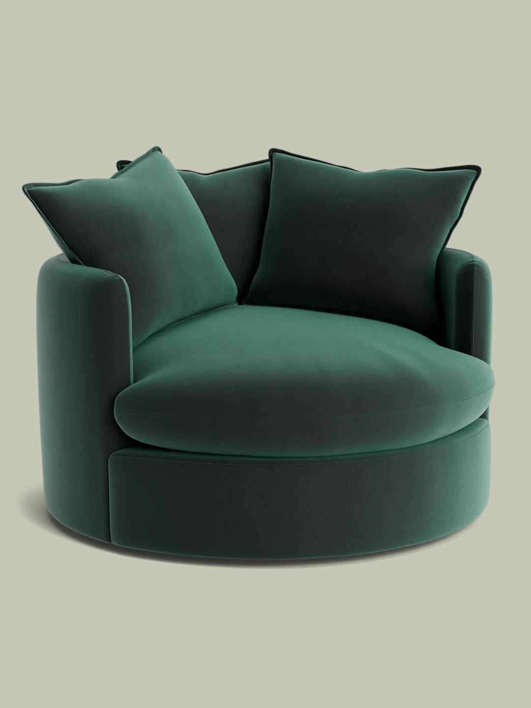 Loaf, Dunkins Accent Chair in Secret Garden Green