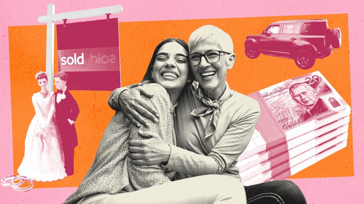 The parents taking lump sums from their pensions to fund their children's homes and weddings