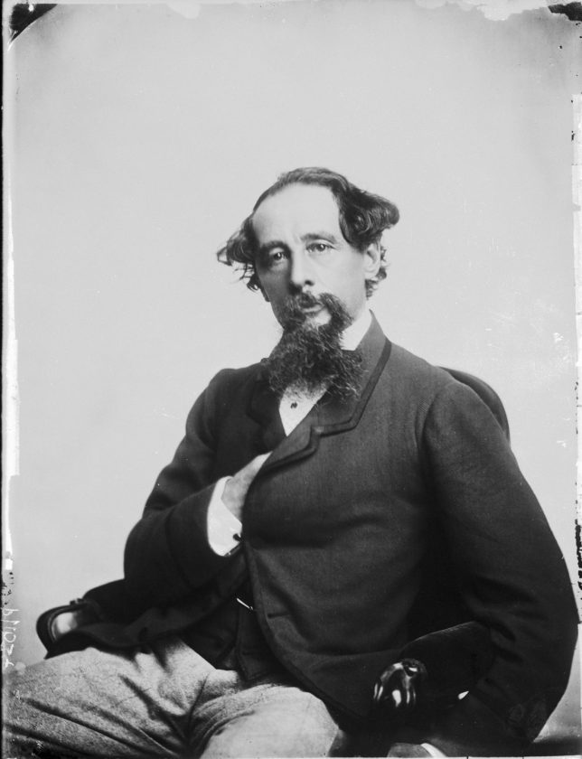 English novelist Charles Dickens (1812 - 1870), circa 1860. (Photo by Rischgitz/Hulton Archive/Getty Images)