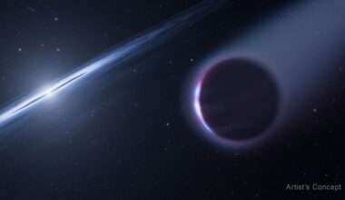 This artist’s concept depicts a possible explanation for the unusual chemical abundances NASA’s Hubble Space Telescope detected in the HS 0209+0832 system: a second-generation planet orbiting the white dwarf star.  Credit:  NASA