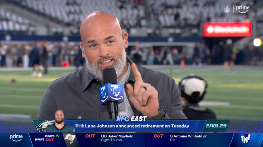 Andrew Whitworth praises Lane Johnson's courage for speaking out about mental health