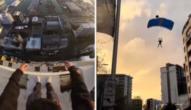 Man base-jumps from 187m-tall abandoned Seascape tower in Auckland CBD