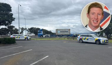 National MP Sam Uffindell helps motorcyclist after crash near Tauranga Harbour Bridge