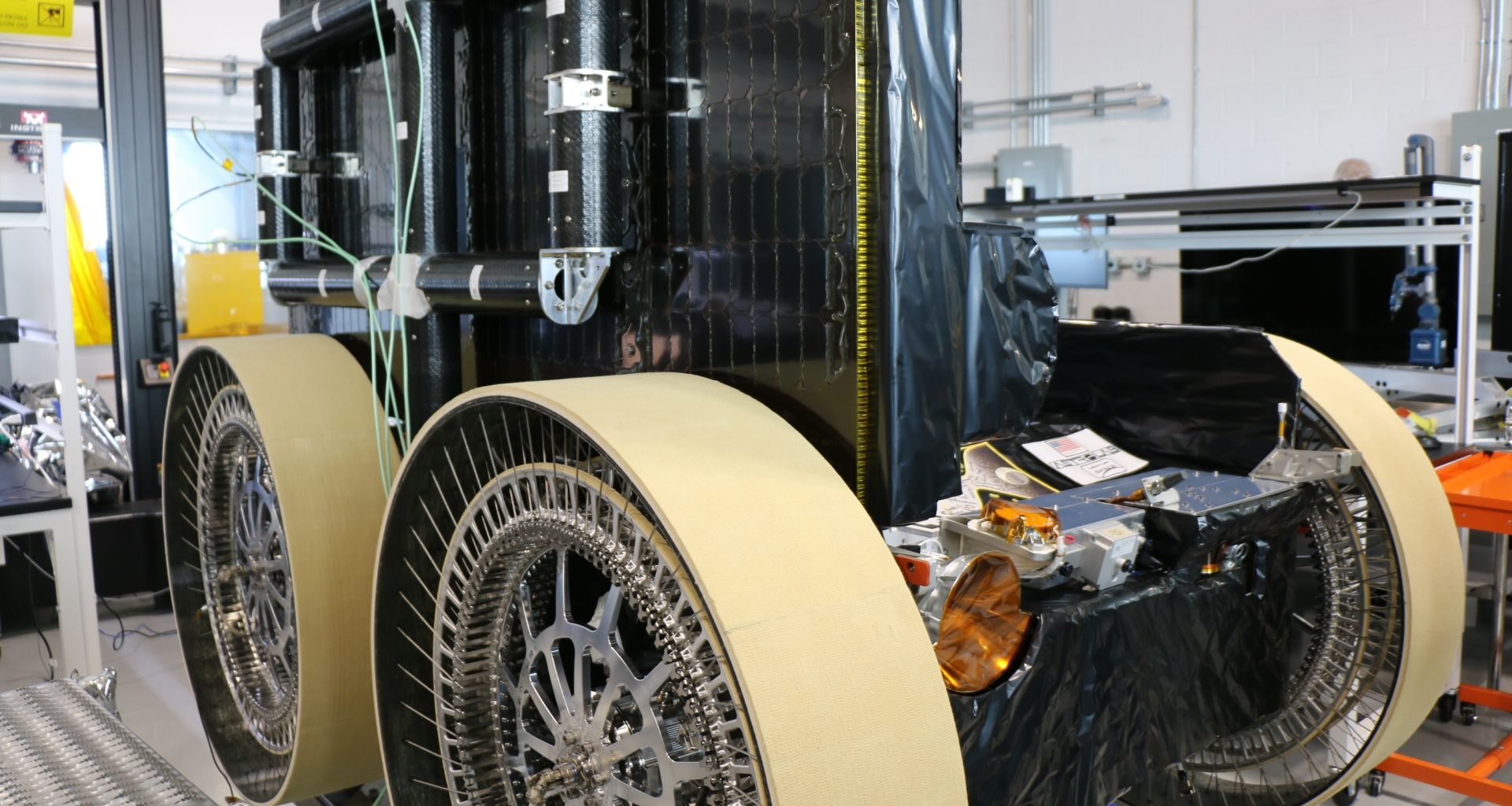 Astrolab's FLIP rover in the clean room.