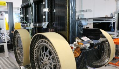 Astrolab's FLIP rover in the clean room.