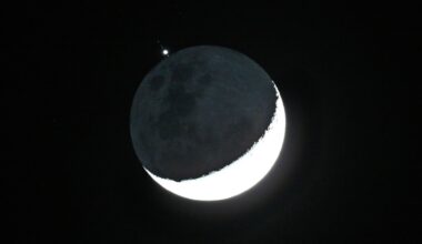 The moon hides Jupiter in spectacular photographs of October's lunar occultation