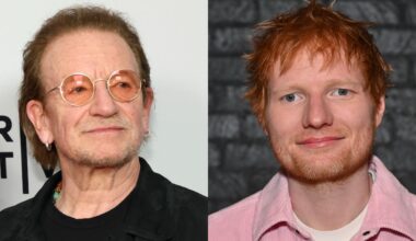 Bono and Ed Sheeran