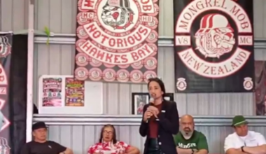Election 2026: Te Pāti Māori’s Oriini Kaipara vowed to restore ‘mana’ to Mongrel Mob at gang pad visit