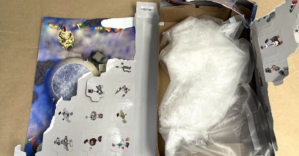Arrest after attempt to smuggle meth in Lego box, pool lounger