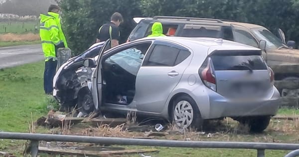 'I'm good, I'm safe': Officer struck by fleeing vehicle walking, talking