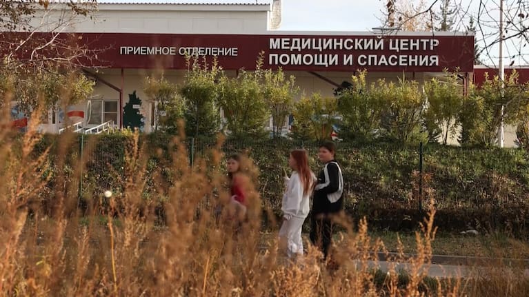 A view of the Medical Assistance and Rescue Centre, an infectious diseases hospital, in the town of Shelekhov in the Irkutsk region, Russia