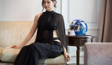 Twice’s Tzuyu on F1 x Dan Da Dan collaboration