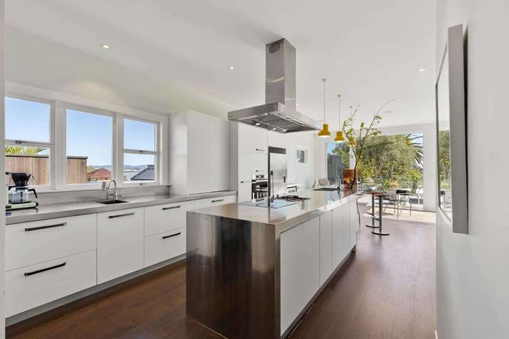 A waterfront property at 34 Harbour View Road, in Auckland's Point Chevalier, is expecting to sell for well above its $6.7m RV. Photo / Supplied