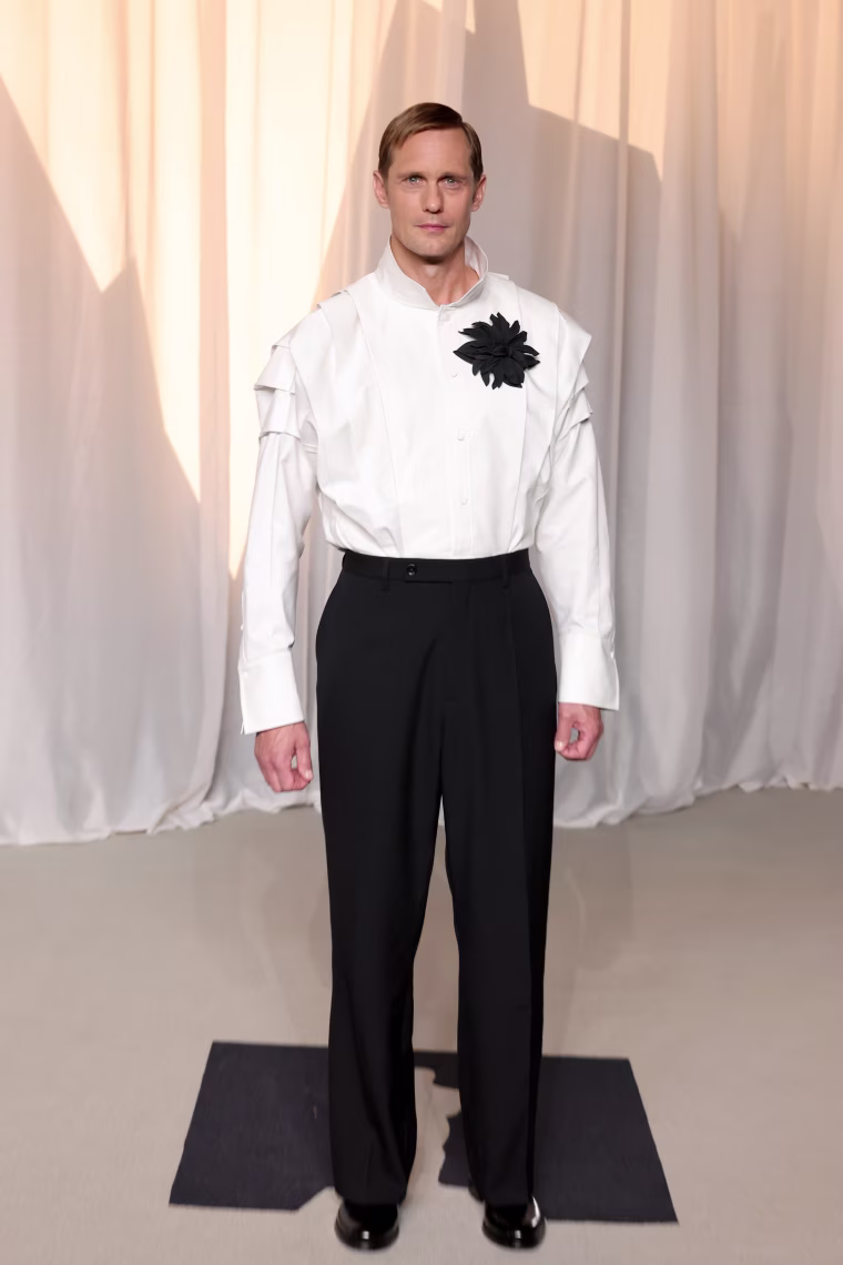 Alexander Skarsgård attends the 6th Annual Academy Museum Gala at Academy Museum of Motion Pictures on October 17, 2026 in Los Angeles.