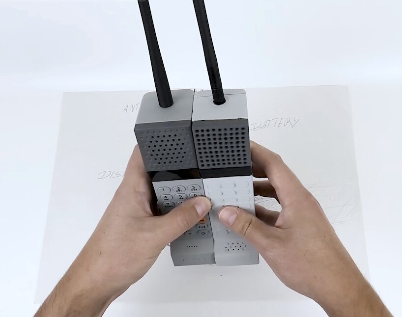 3D-printed brick phone brings back the art of simply answering calls - 1