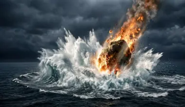 A massive asteroid slammed into the North Sea and unleashed a 330-foot tsunami