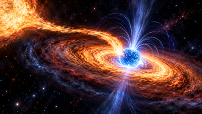 Astronomers spot gas falling onto a neutron star for the first time, revealing how matter flows towards the star