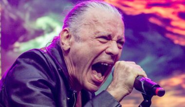 Watch Bruce Dickinson Singing Offstage to Avoid Flare Smoke