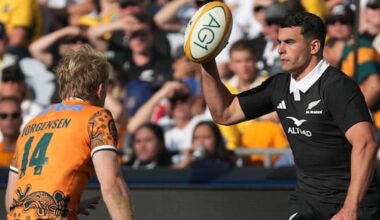 Moorby try double highlights All Blacks' game of two halves